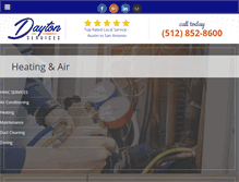 Tablet Screenshot of daytonservices.com